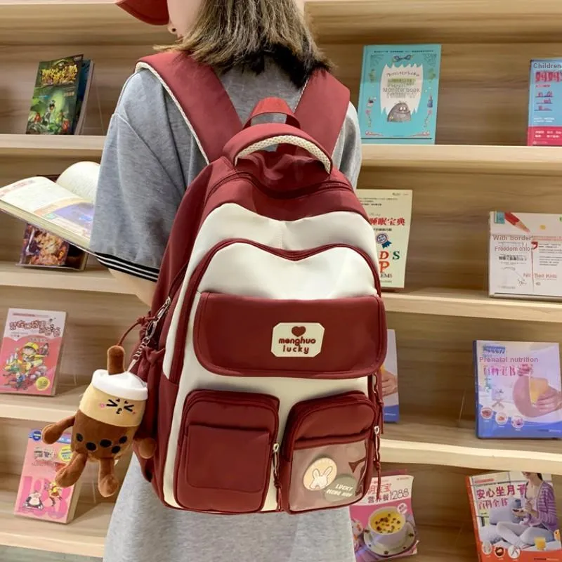 Elsvet Oxford Backpack Regular Unisex Multicolor-4