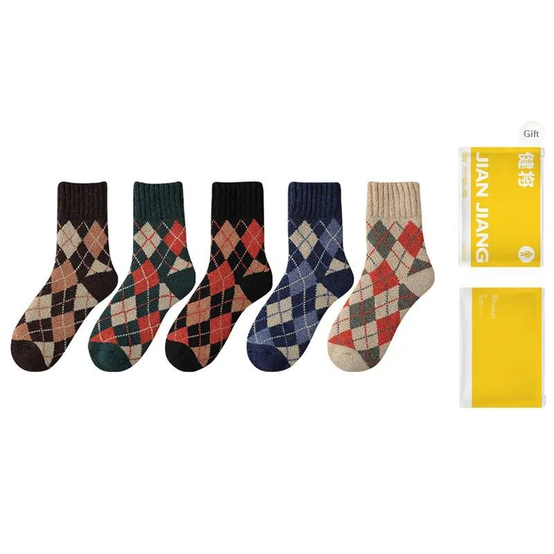 Master Mid Calf Socks Men's Shopping Bag 5 Pack-0