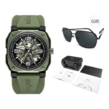 INFANTRY Hero Collection Mechanical Movement Watch Men's Watches Cut Out Dial