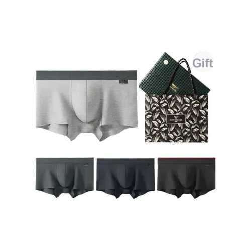 SEPTWOLVES Мужское нижнее белье 4 штуки коробка включена + сумка для покупок