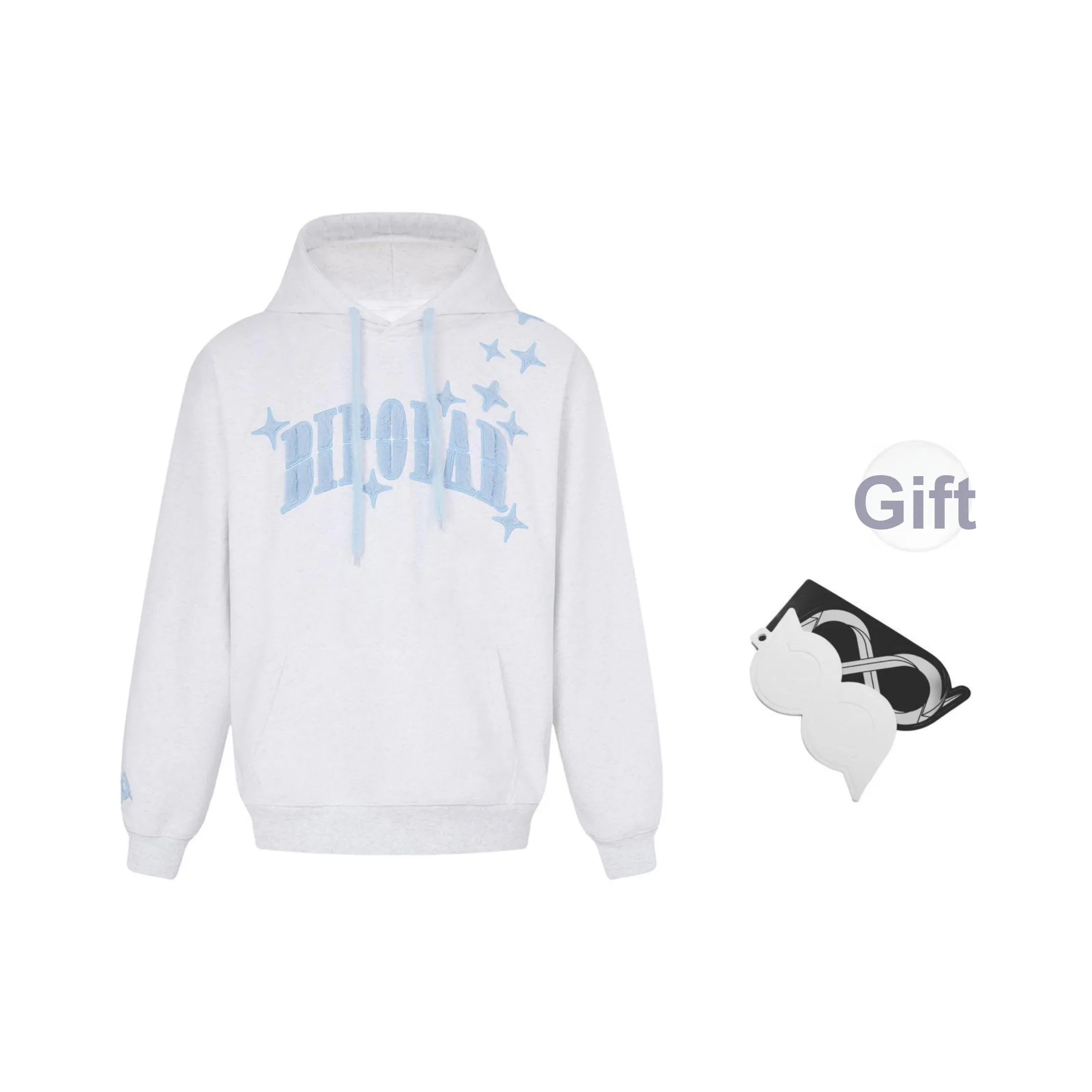 BIPOLAR Свитшот Унисекс Light Фотиния Серый Черный