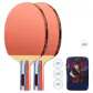 [Professional H Grade]Short Handle Penhold Grip*2+Original Thickened Racket Bag+3 Pcs Competition Exclusive Balls