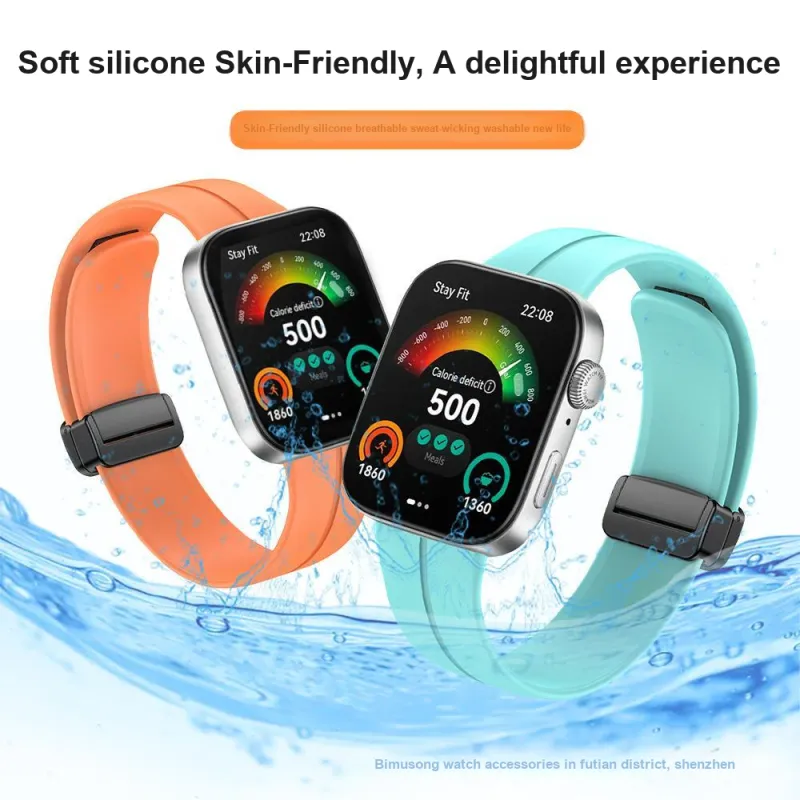 CHRROTA Huawei Compatibility Watch Band Silicone Material-3