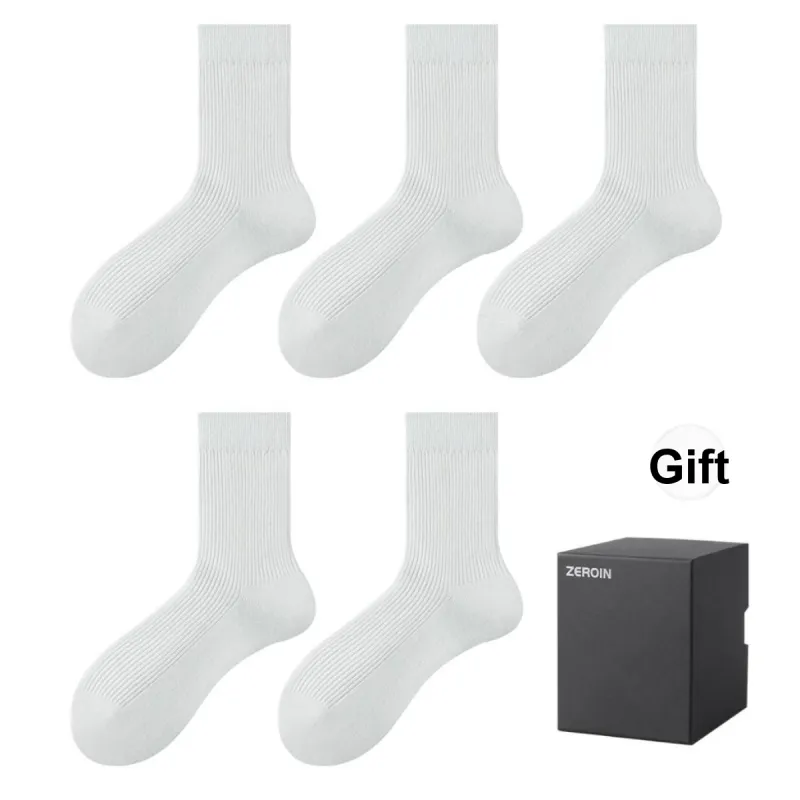ZEROIN Mid Calf Socks Men's Box 5 Pack-19
