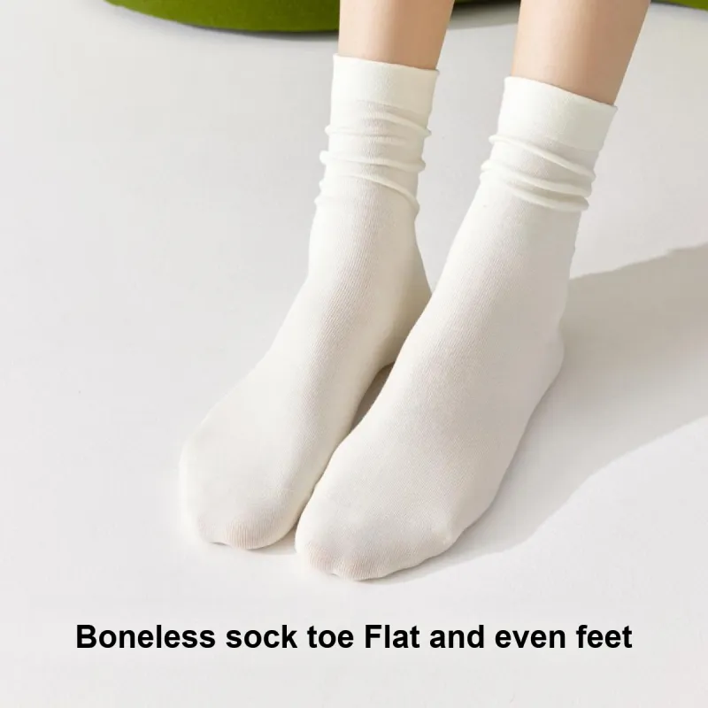 Temooues Mid Calf Socks Women's Combo Set-3
