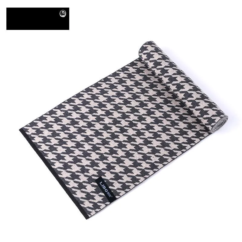 LIBO Cotton Knit Scarves Unisex-4