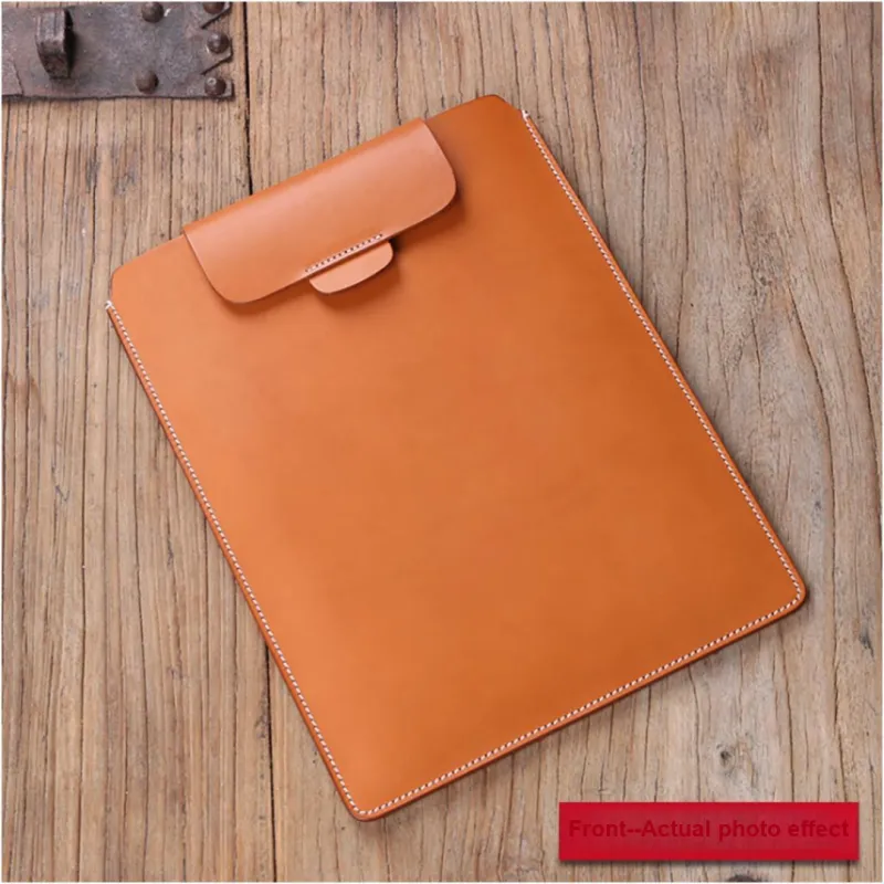 TALLYWOOD Compatible With Huawei MateBook. Minimalist Style All Top Grain Cow Leather Notebook Shell Film-8
