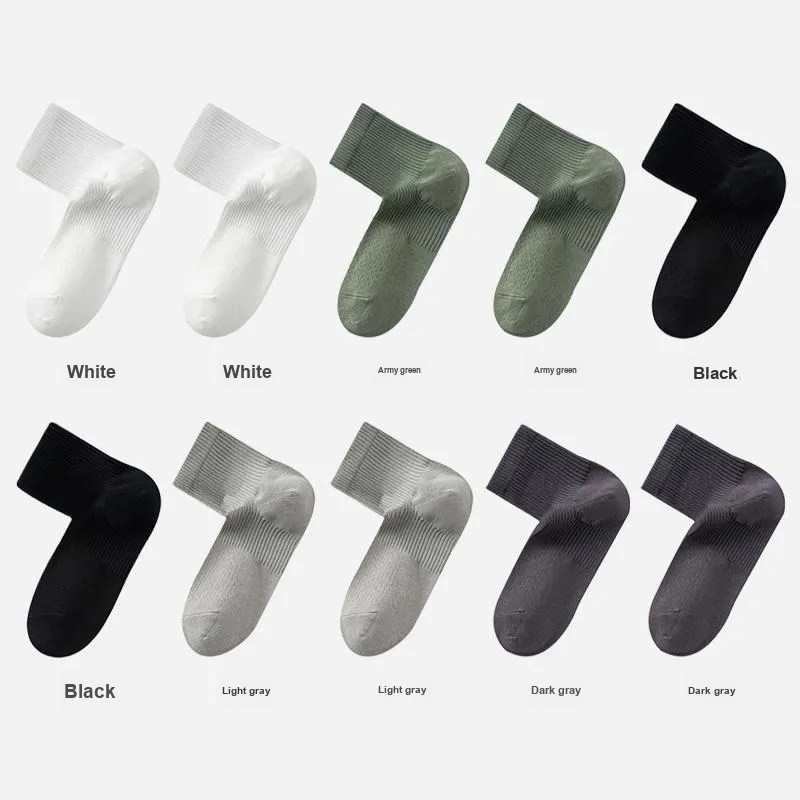 H YXIANG Mid Calf Socks Men's Combo Set-19
