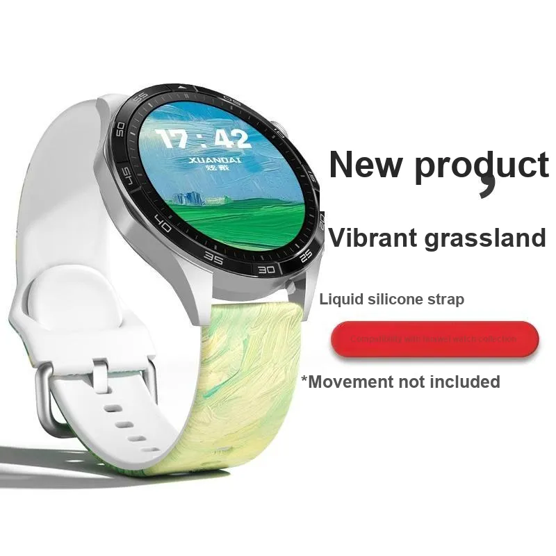 Mr. Strap Huawei Honor Compatibility Watch Band Silicone Material-1