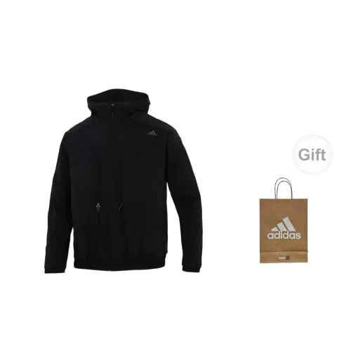 Adidas Jackets Men Black Gift Bag