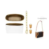 [Three-Piece Set]Medium Size Liner+Extender Chain 23cm+Abrasion-Resistant Buckle
