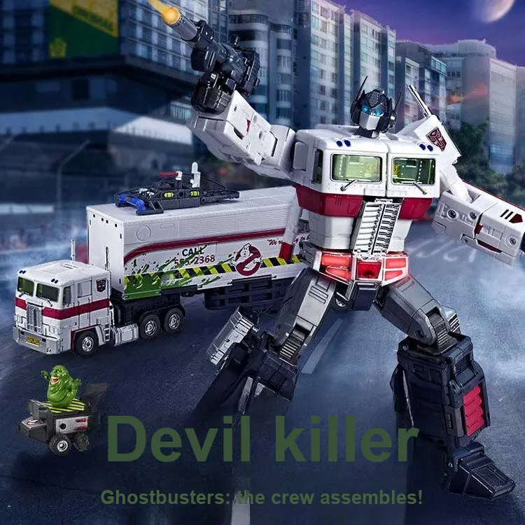 Hasbro Transformers Characters Transformers SDCC Limited Ghostbuster Column Scale Figures-2