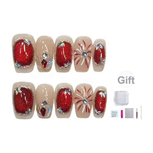 JIDUOMENG Фейерверк Цветение Премиум Лаковые Ножные Стрипы Романтические Наклейки для Ногтей Подчеркивающие Кожу