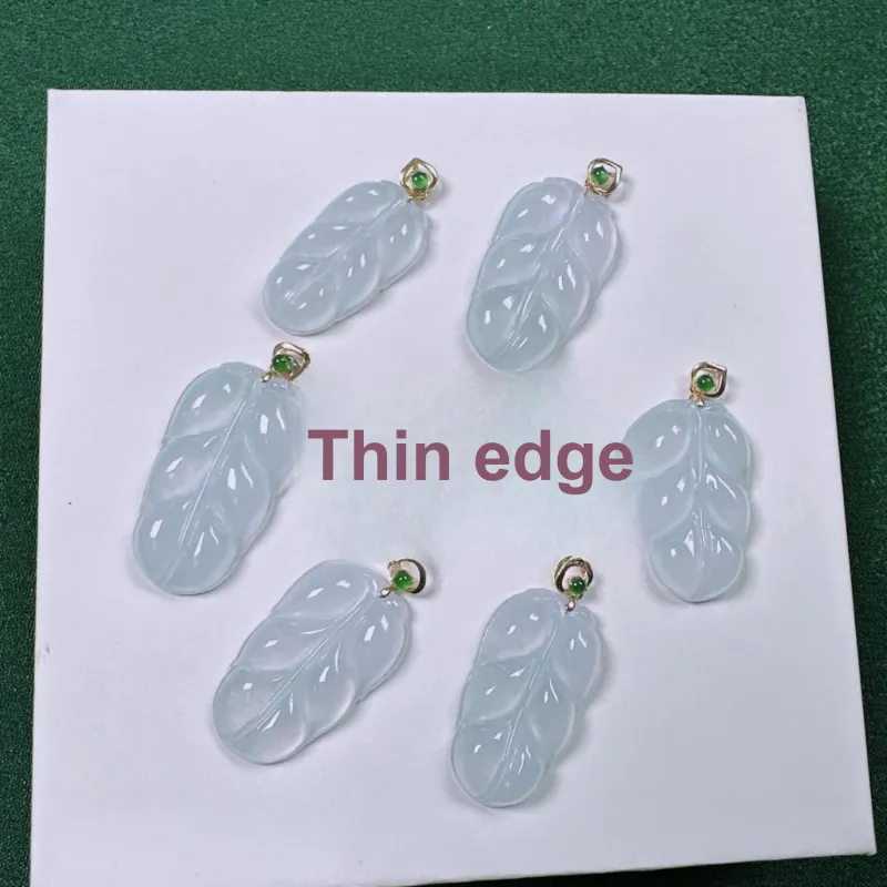 PUPAN Ice Type Jadeite Pendants Women's-6