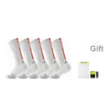 Red[Athlete Exclusive Box 5 Pack, High-Top](Includes Free Laundry Bag)