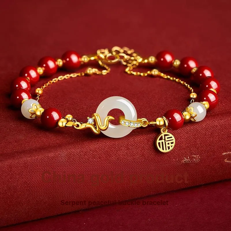 ZSY Hetian Jade Bracelets Pale Greenish White Jade Women's-2
