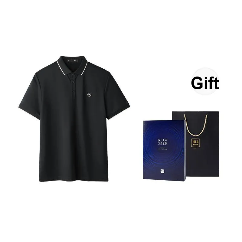 HLA The Mountain Is Not In The High Series Polo Shirt Men's-0