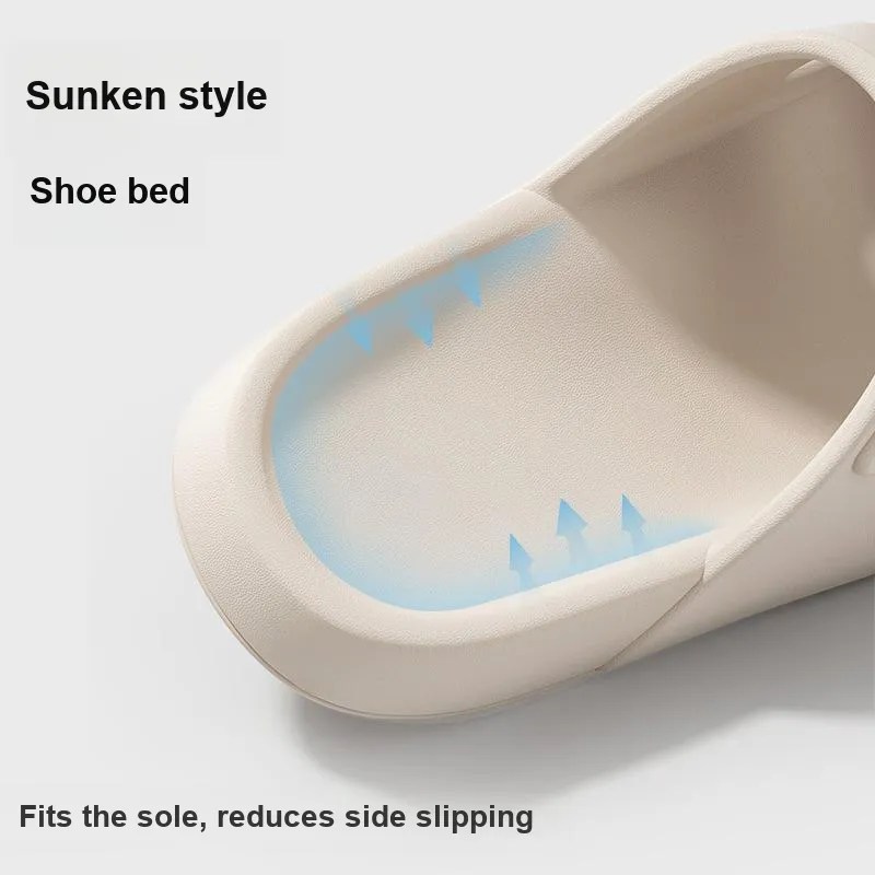 Lymia Fashion Summer Platform Squashy And Bouncy Feeling Couple Slippers For Home Use, Bathing Slip Resistant-1