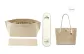 [Ecru Three-Piece Set]Open Top Liner+Wide Shoulder Pads+Bottom Pad