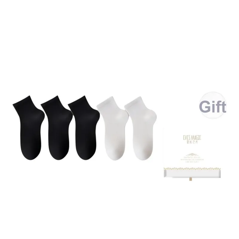 XIA.WA.ZHI.XIU Ankle Socks Women's Box 5 Pack-12