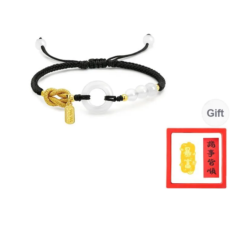 Chongqing Gold Store Chalcedony Bracelets Unisex-5