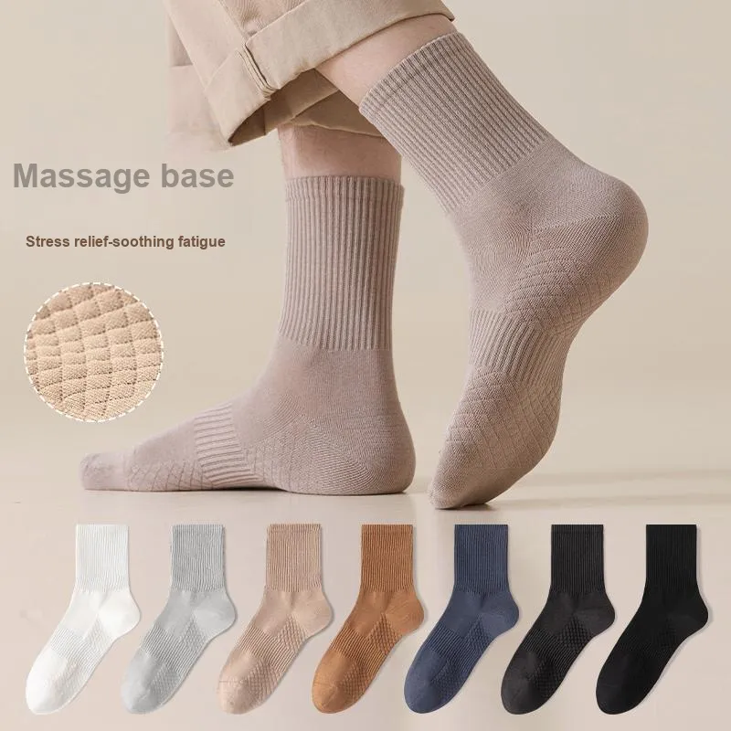 Lan Miao Mid Calf Socks Men's 10 Pack-4