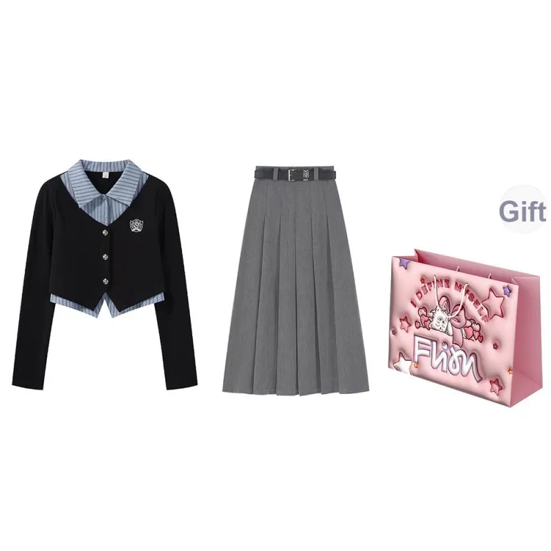 FLIM Two Piece Skirt Sets Women's-12