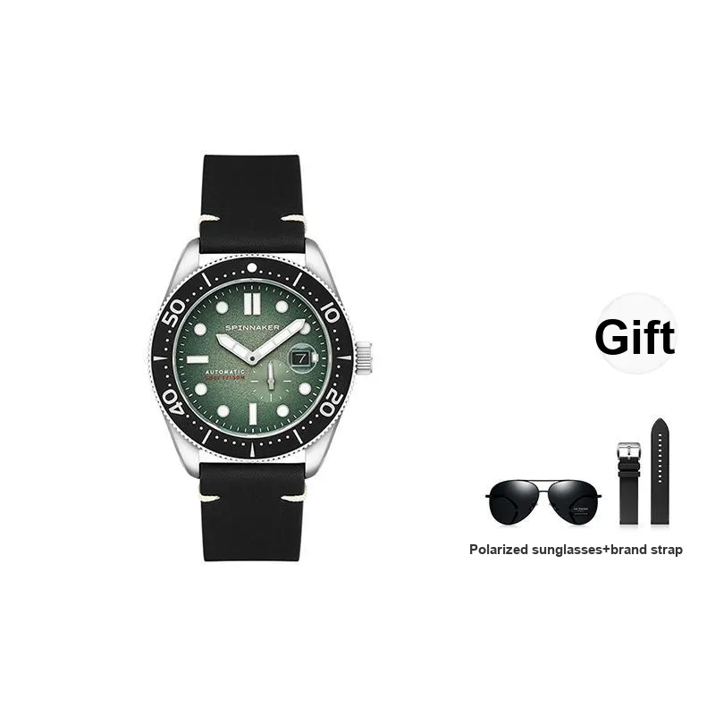 SPINNAKER Wrist Watch Automatic Mechanical Movement Green Dial Men's Watches-1