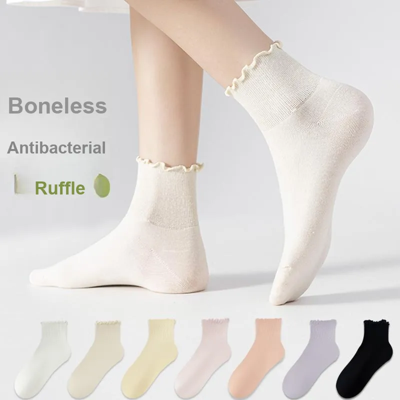 MIIOW Mid Calf Socks Women's 6 Pack-45