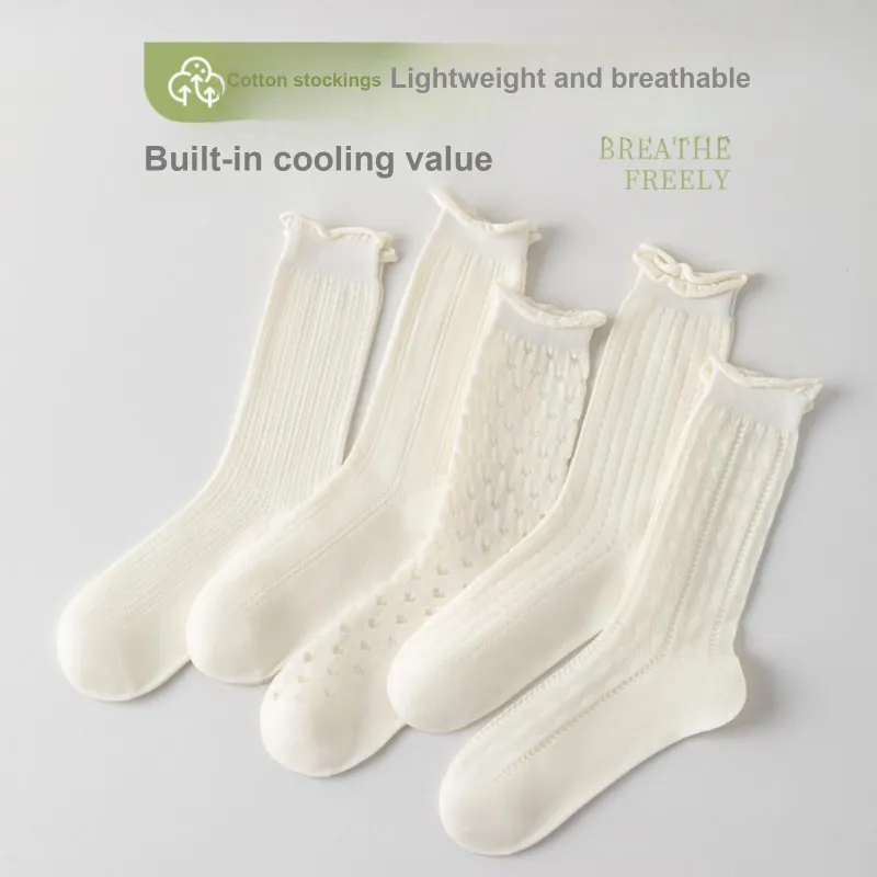 XXLLG Mid Calf Socks Women's 3 Pack-3