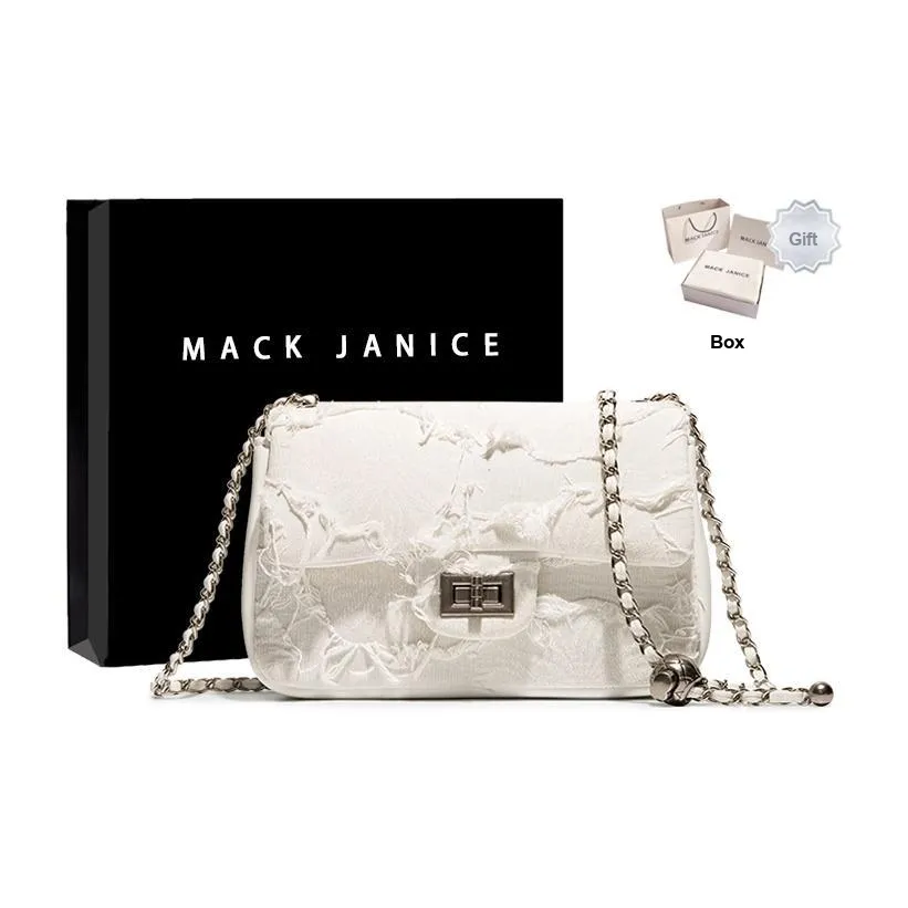 MACKJANICE Polyurethane Synthetic Leather Crossbody Bag Women's Multicolor