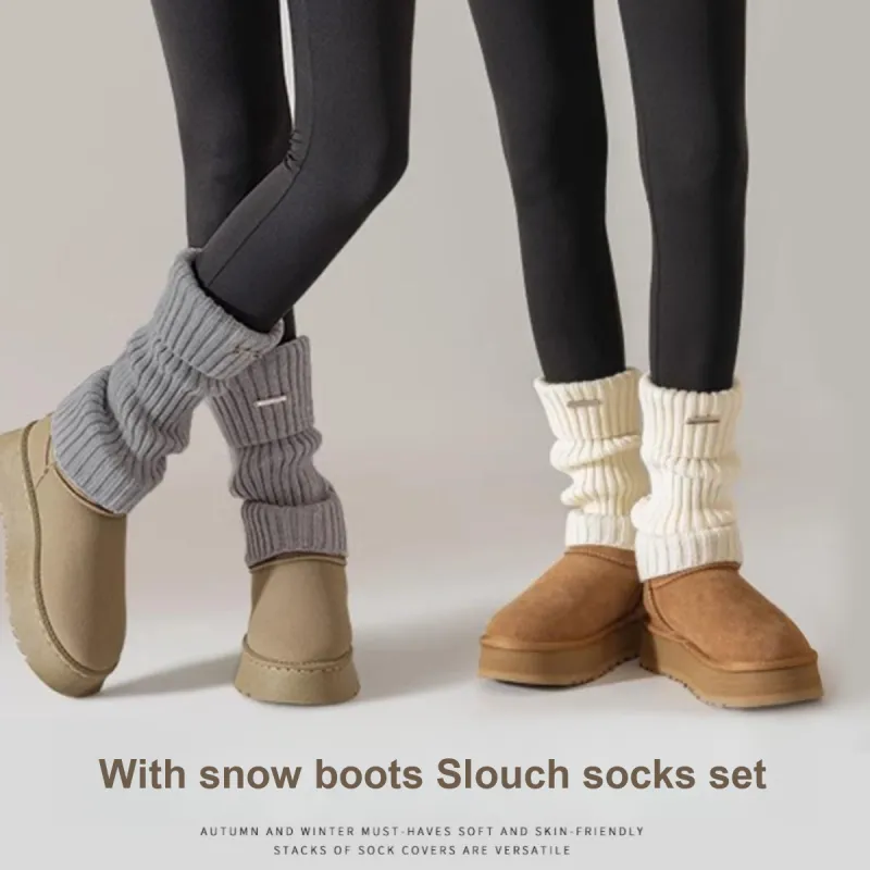 MADALLO Knee High Socks Women's 2 Pack-1