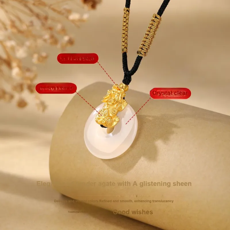 SEVEN COOK Agate Necklaces Unisex-5
