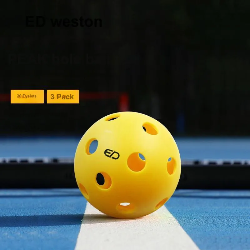 Weston Pickleball Professional Match Indoor Shaped Ball 26 Hole Sports Style Equipment Modified Blended Material Unisex-4