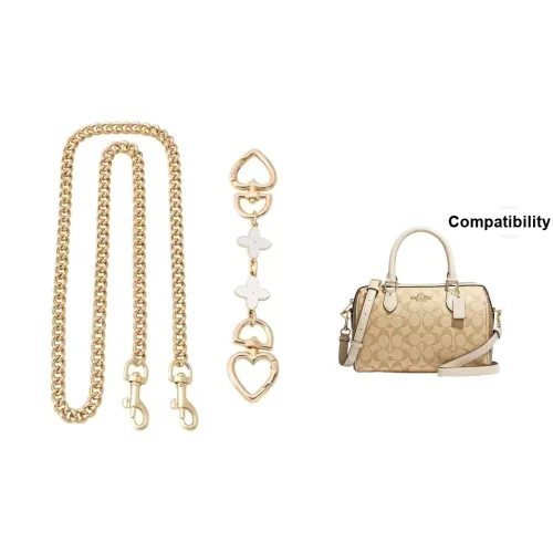 Modified Sauce Металлический сплав Сумка с цепочкой Плечевой ремень Женский Золотой тон Белый