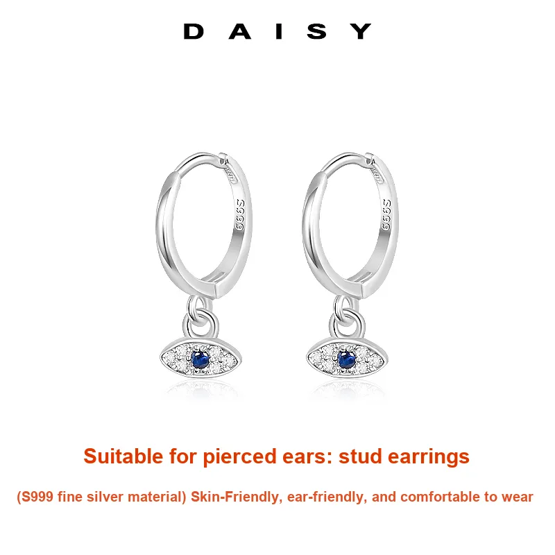 Daisy Dream Full Sterling Silver Earrings Women's-2