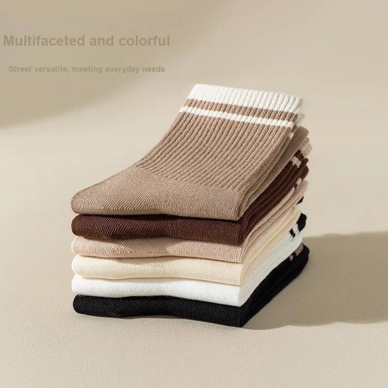 Top Melon Mid Calf Socks Women's 5 Pack-3