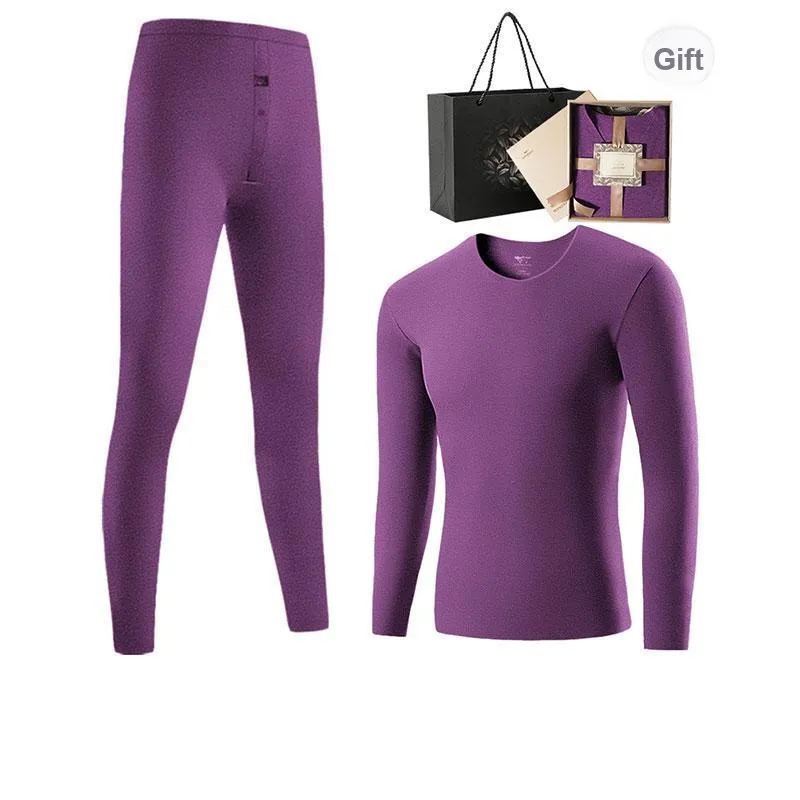 SEPTWOLVES Thermal Set Men's Gift Box Set+Shopping Bag-36