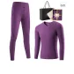 Clothing Sets (Grape Purple) Thermal Deerskin/Seamless Cut/3A Antibacterial