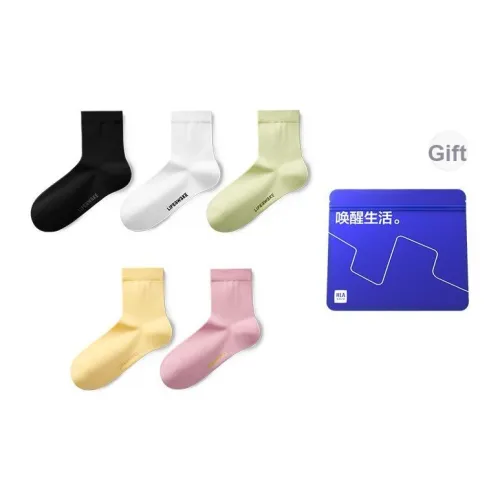 HLA Носки Crew Женская Сумка для покупок 5 пар