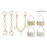 White Three-Piece Set[C-Shaped+Camellia+Camellia Decorative Chain 30cm]