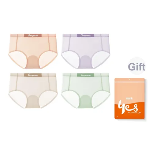 Удобные и освежающие трусики-бикини женские упаковка из 4 штук