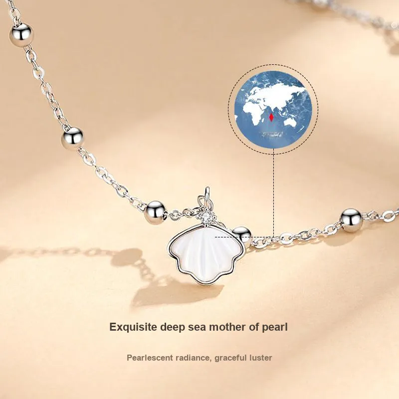 TANDU 925 Sterling Silver Anklets Women's-5