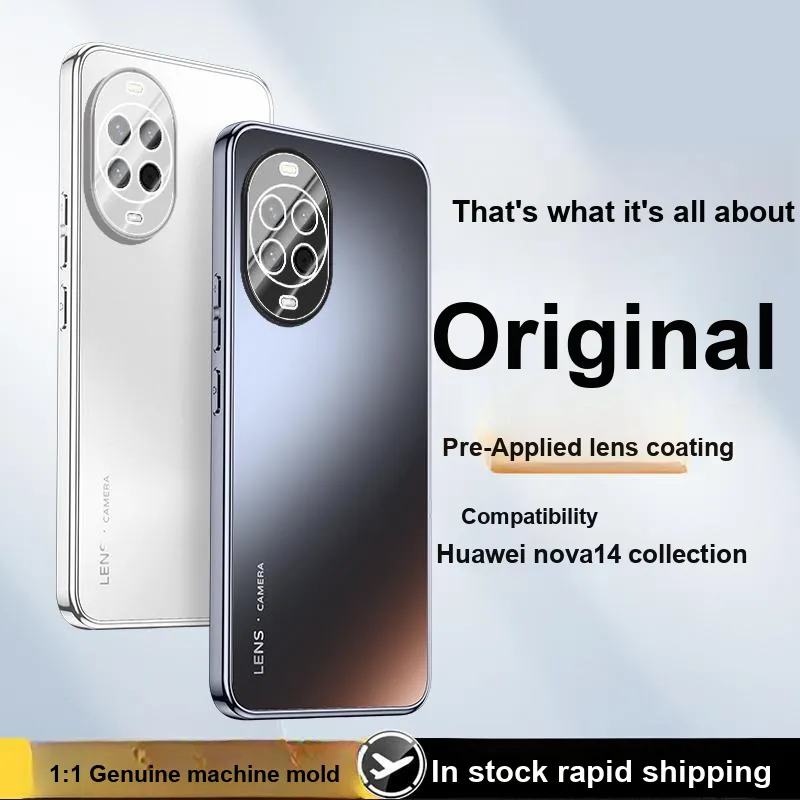 YUBEN Matte Material Pre Applied Lens Coating Phone Cases Compatibility With Huawei Nova 14/14 Pro/14 Ultra-2