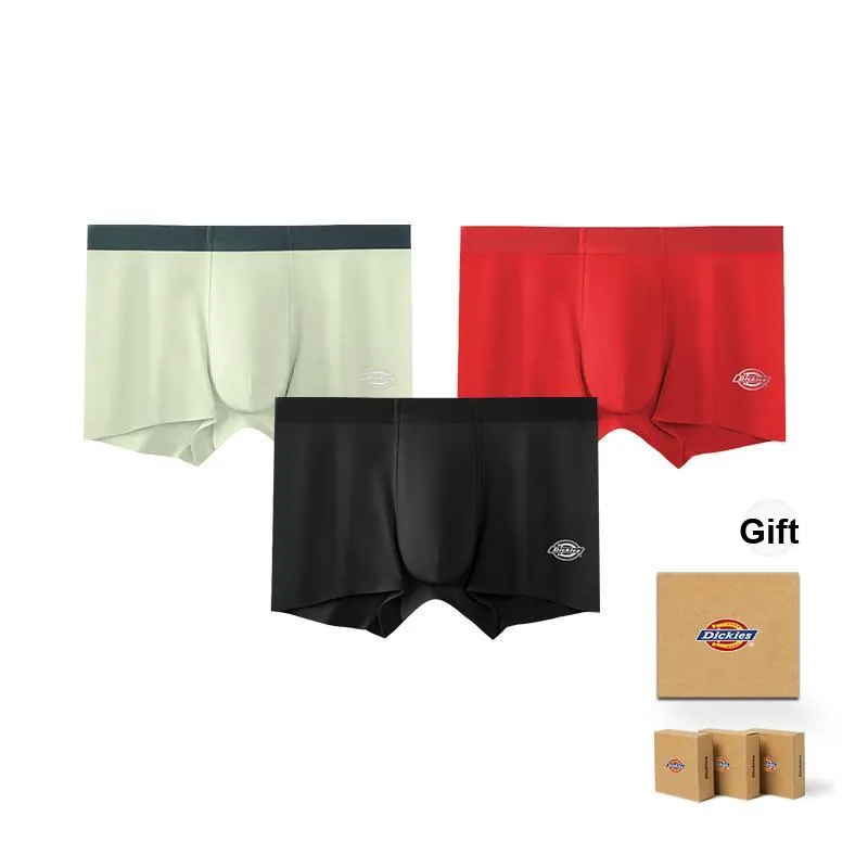 Dickies Underpants Men's Skin Friendly High Rebound Sports Boxer Shorts, Box Combo Set-52
