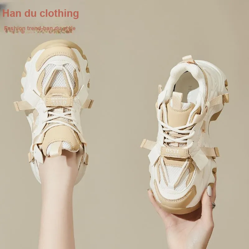 HSTYLE Breathable High-Top Chunky Sneakers Women's-6