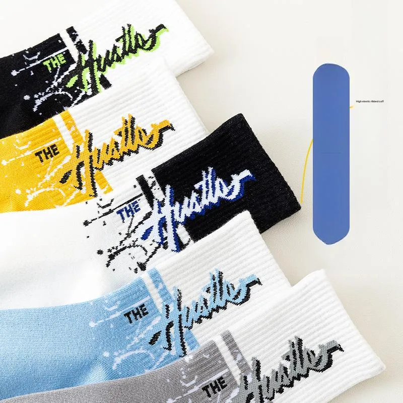 MIIOW Mid-Calf Socks Men's 5 Pack-5