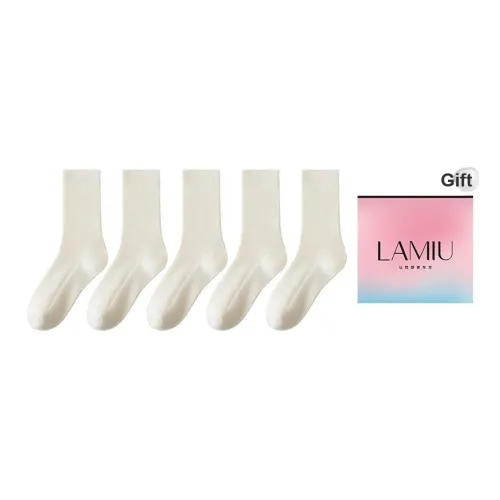 Lan Miao Носки Crew Женские Сумка для покупок 5 пар