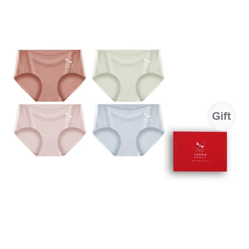 RED DRAGONFLY Underpants Women's Box 4 Pack-10