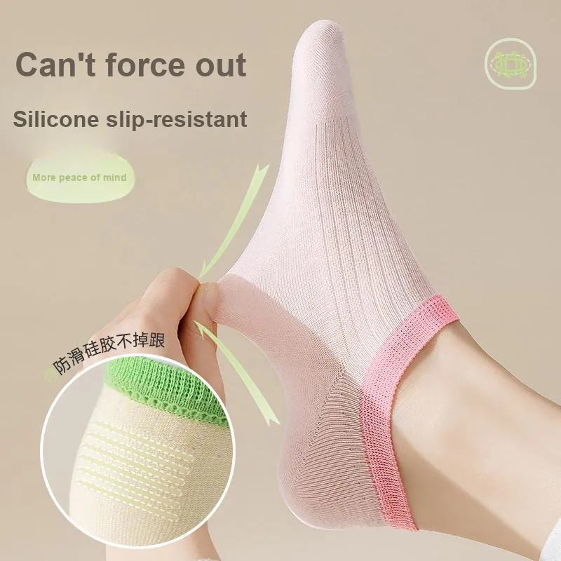 Moremoli No Show Socks Women's 5 Pack-6